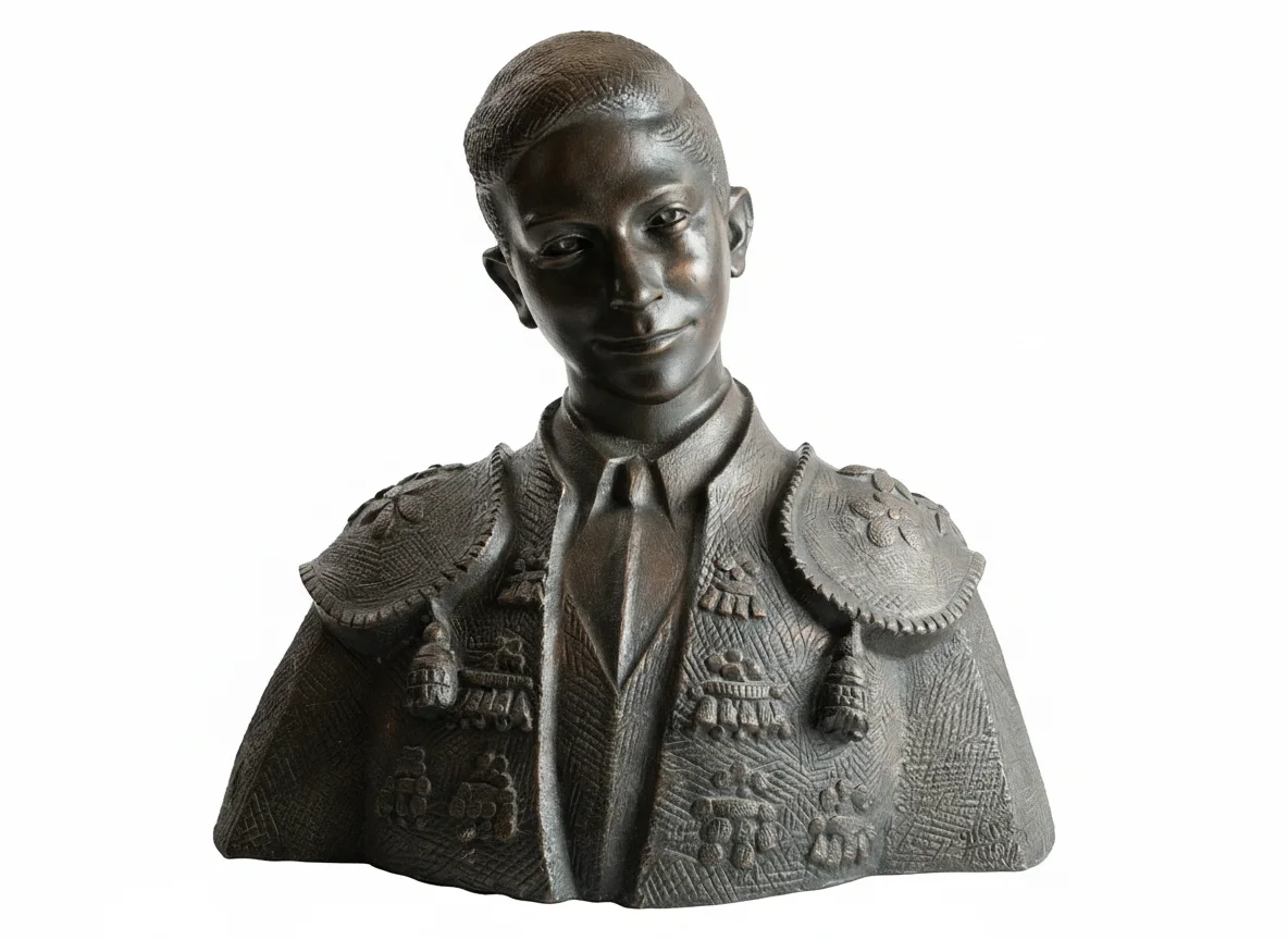 Olama (1969). Busto de bronce. _Torero