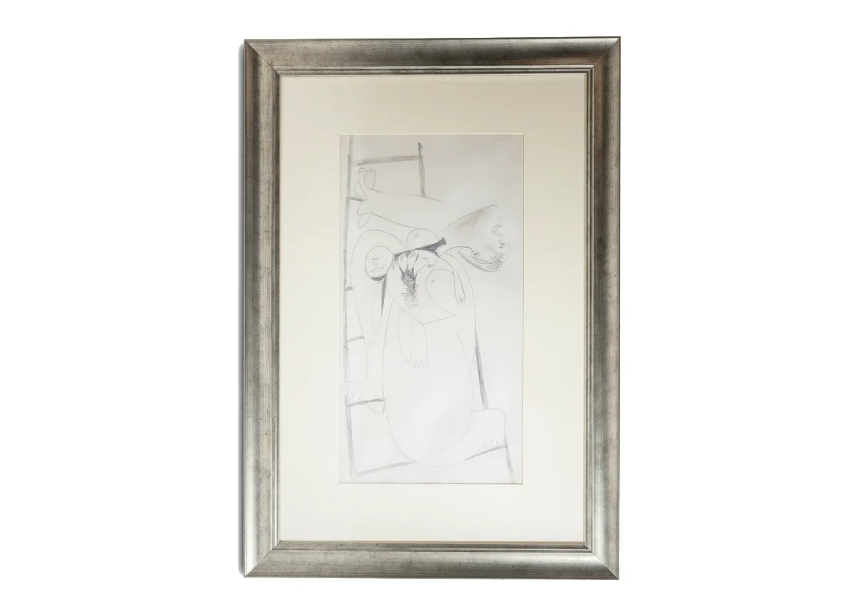 Picasso (S XX). Dibujo a lápiz sobre papel. Boceto preparatorio del Guernica 03