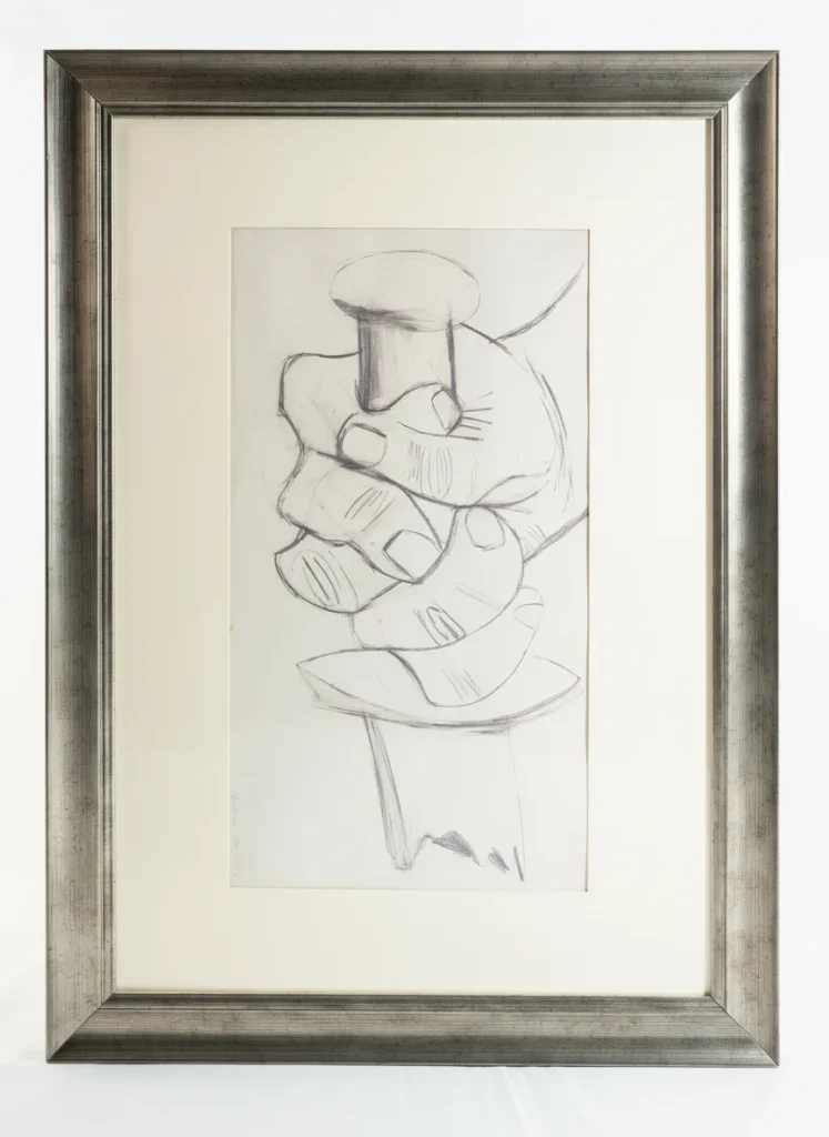 pintura en carboncillo - galería quintana 1930